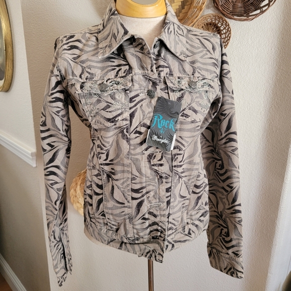 Rock 47 By Wrangler Jacket Sz M - Picture 1 of 6